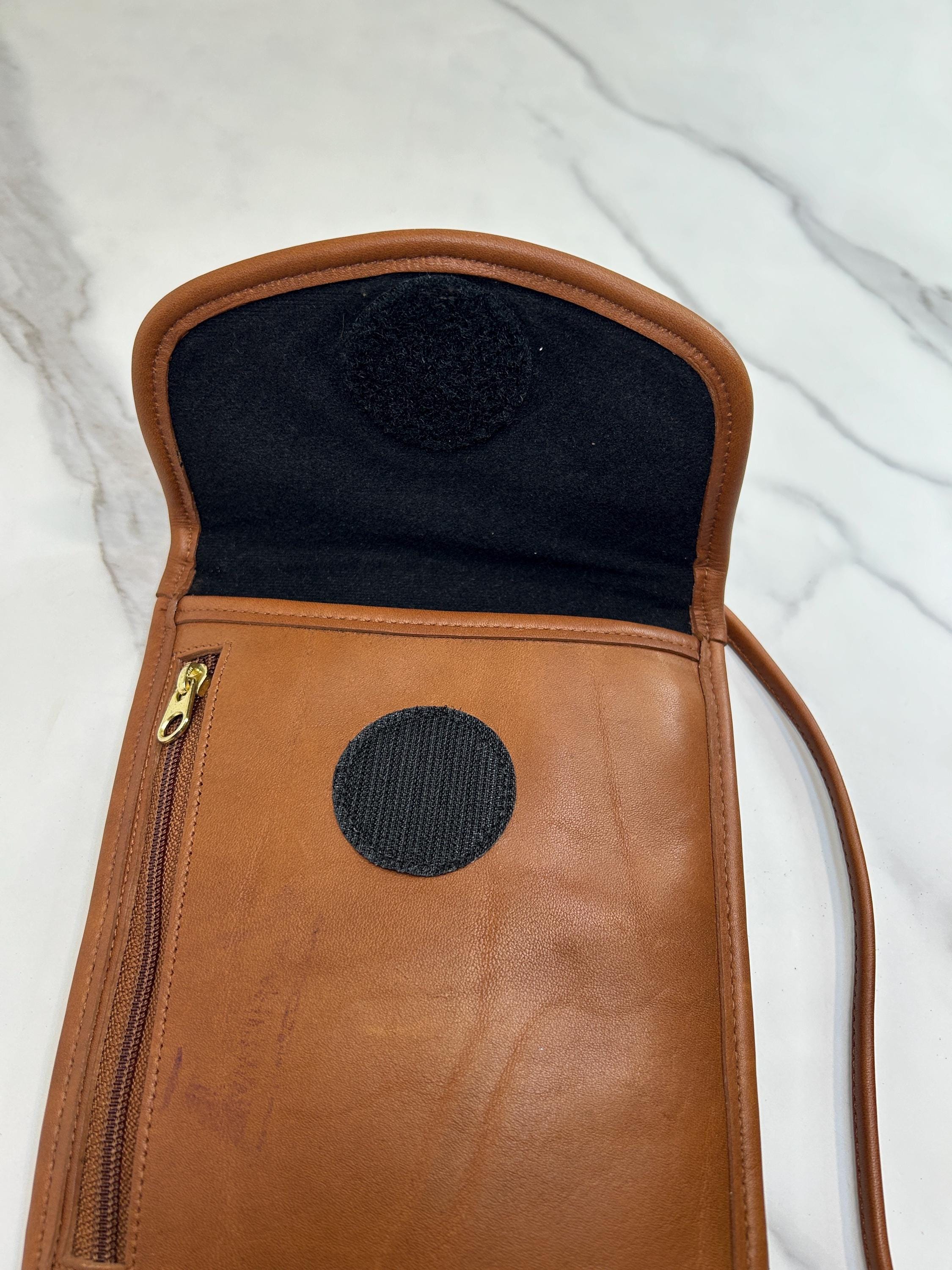 Vintage Coach US Olympics Edition British Tan Pass Holder Pouch