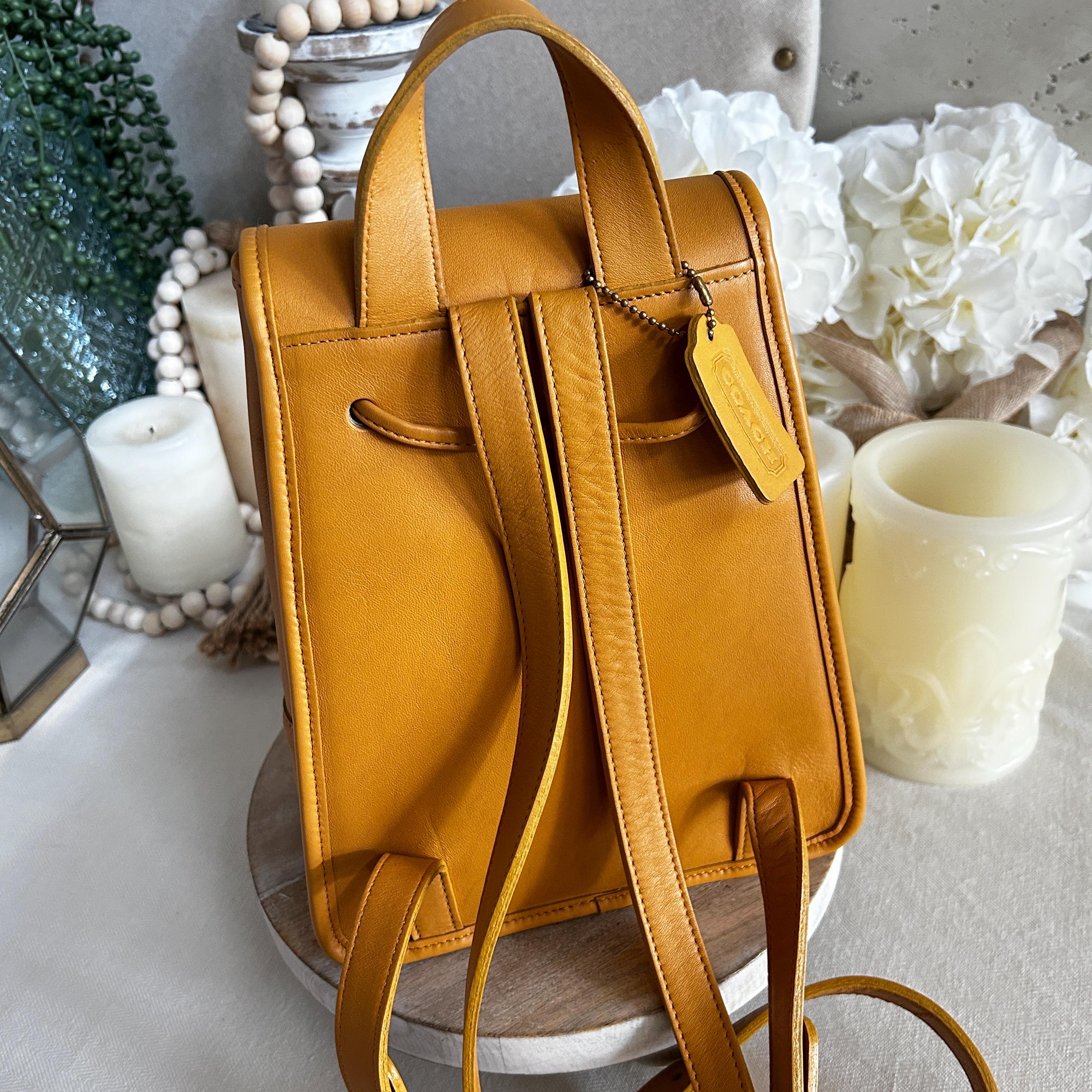 Vintage Coach Red Bantam Backpack 4152 Mini Daypack With 2 Way