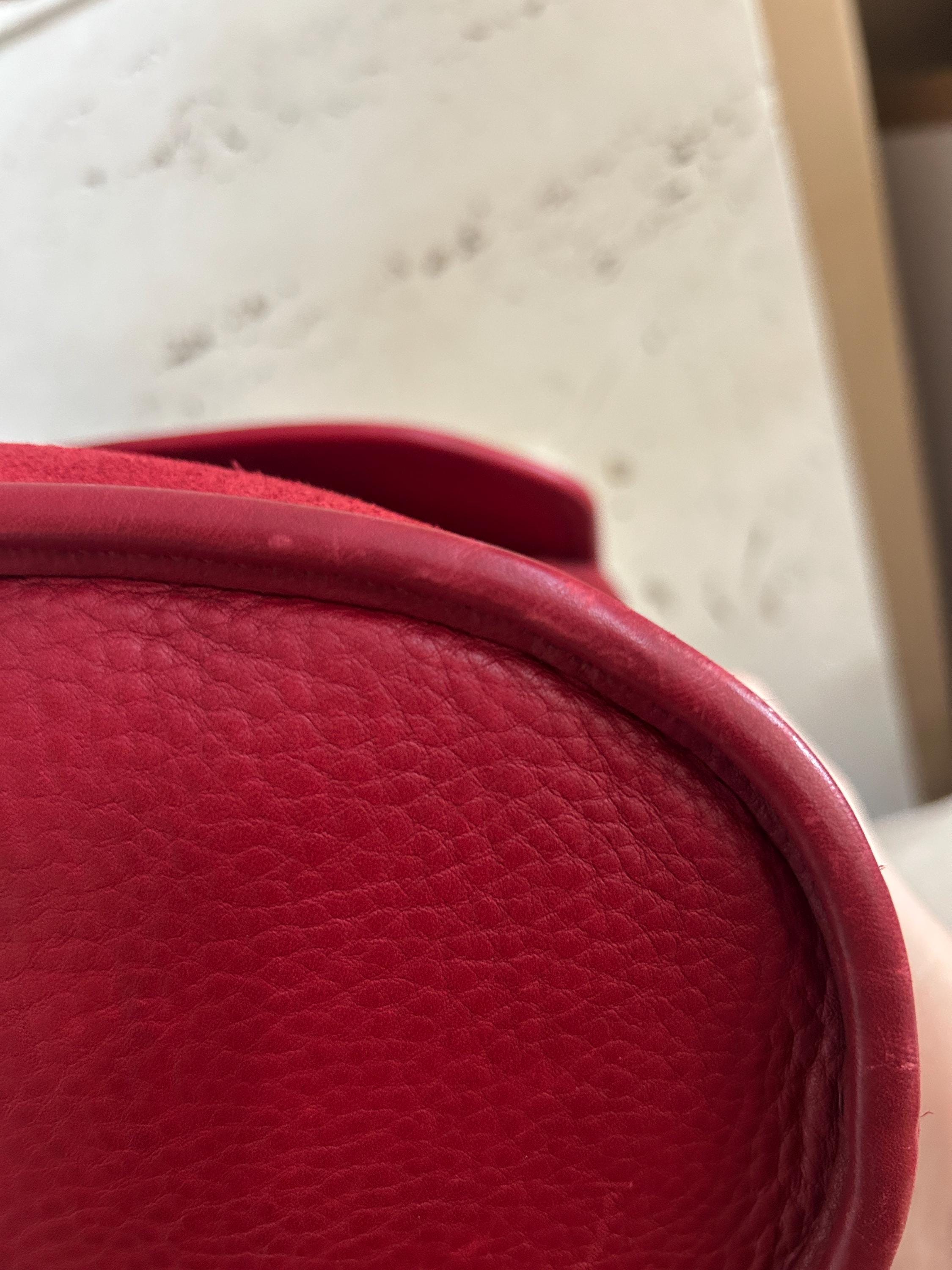 Vintage Coach Red Berkley Convertible Backpack 9016 ❤️? Vintage Coach Berkeley Convertible Backpack 9016 Suede Red  main image 3