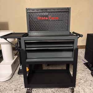 3D Printed Mini Tool Box Side Tray and Handle Combo for Harbor Freight Toolbox