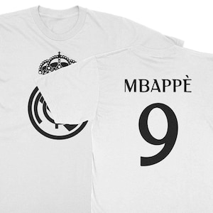 Mbappe Welcome to Madrid - Mbappe #9 Jersey Star Football Soccer Player Unisex T-Shirt, Long Sleeve and Sweatshirt Football Collection