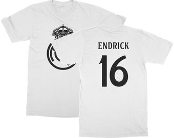 Madrid Soccer Star Player - Endrick #16 Football 2Sided Inspired Edition Unisex and Toddler T-Shirt, Long Sleeve and Sweatshirts