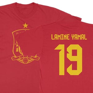 Spain Soccer Football Cup Fan - Yamal #19 Jersey Unisex T-Shirt, Long Sleeve and Sweatshirt Football Jerseys Collection