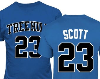 Ravens One Tree Hill Basketball Movie Jersey - Nathan Scott #23 Unisex T-Shirt, Long Sleeve and Sweatshirt 2 Sided Basketball Jerseys