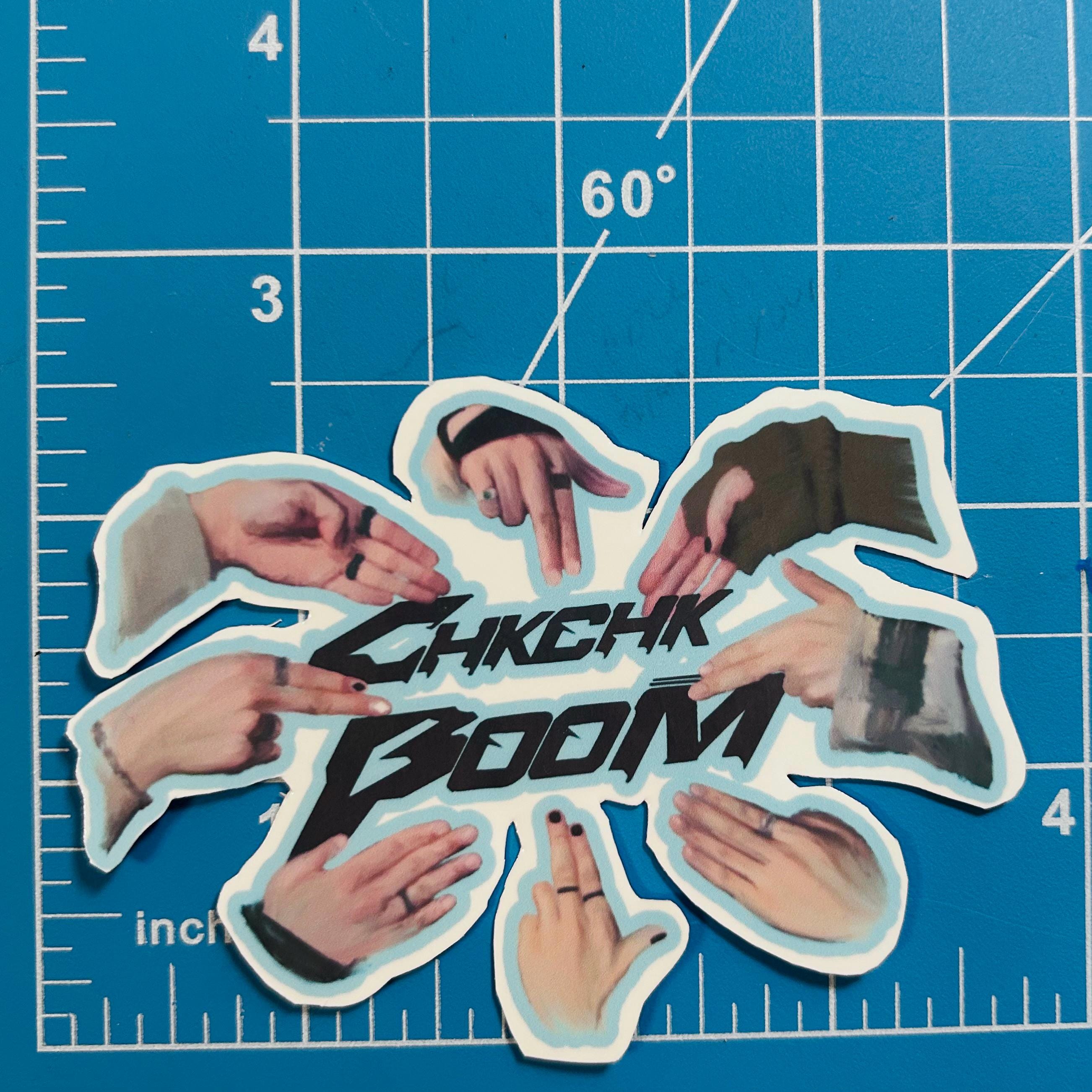 Chk Sticker Stray Kids Chk Chk Boom Sticker: Kpop Vinyl Decal for Stay - Etsy