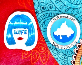 G-Idle Wife Vinyl Sticker: Kpop Neverland Fan Merch