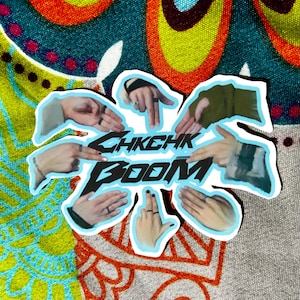 Stray Kids Chk Chk Boom Hand Aufkleber - Bold Kpop Vinyl Aufkleber - Skz merch, perfektes Geschenk für Aufenthalt, cooles Geschenk für Kpop-Fan