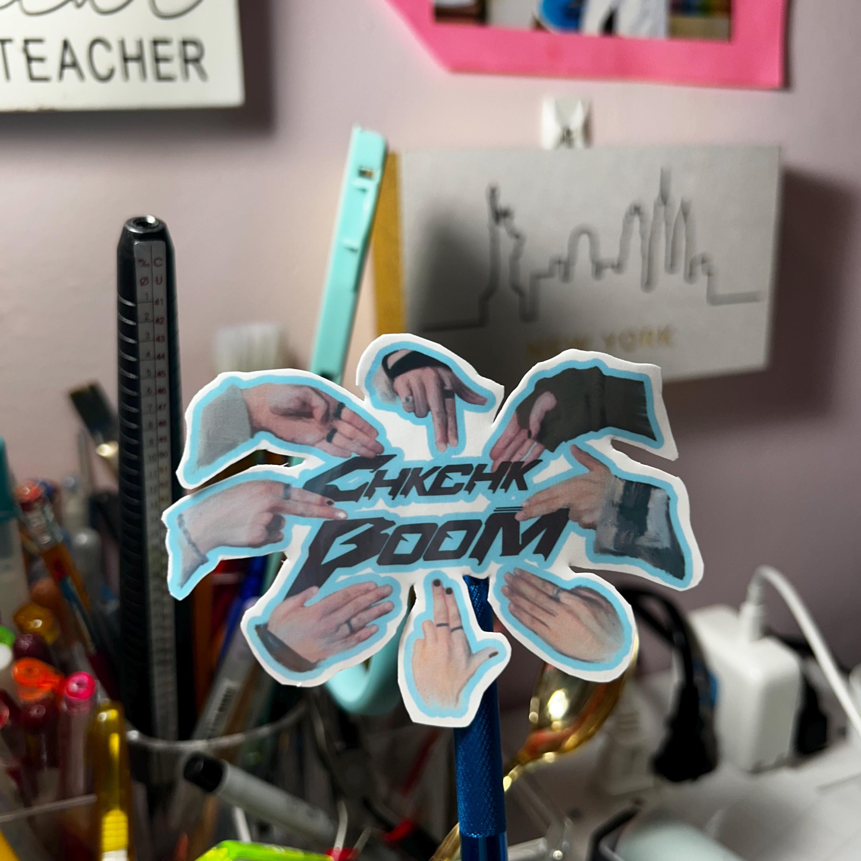 Chk Sticker Stray Kids Chk Chk Boom Sticker: Kpop Vinyl Decal for Stay - Etsy