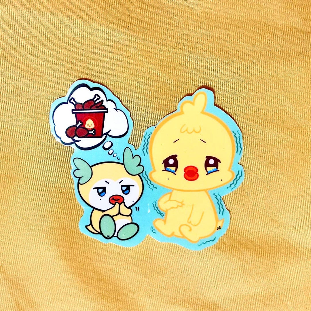 Ateez Mingi Aniteez Mighteez Stickers: Kpop Waterproof Vinyl