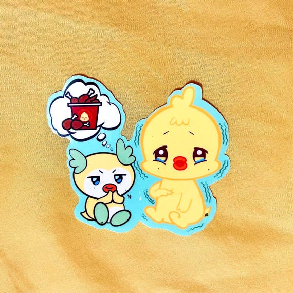 Ateez Mingi Aniteez Mighteez Stickers: Kpop Waterproof Vinyl