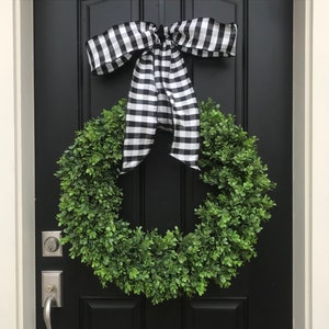 Artificial boxwood christmas wreaths clearance