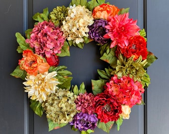 Spring Summer Door Wreaths | Bold and Beautiful Wreaths for All Seasons