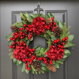 Wreath, Wreaths, CHRISTMAS WREATH, Holiday Wreath, Christmas Wreaths, Holiday Decor, Front Door Wreaths, Holidays, Monogram Wreaths
