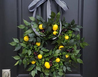 Spring Lemon Wreath