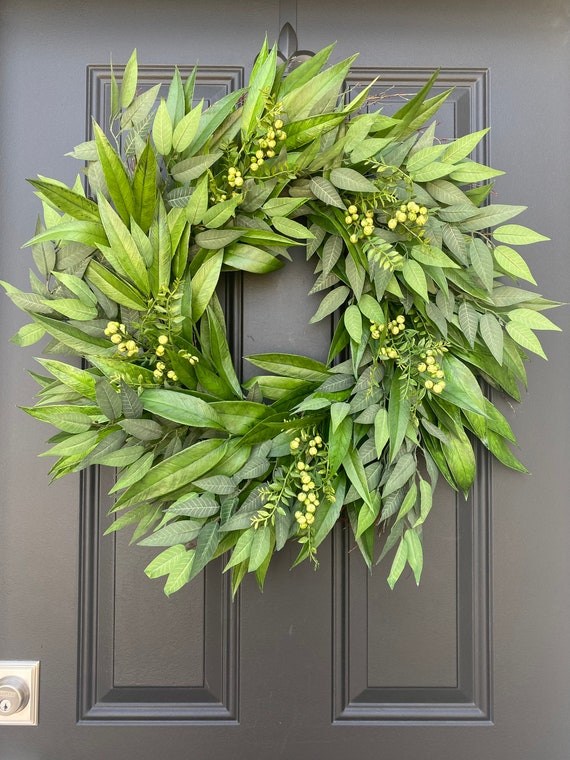 Silla Circular De Piel, Color Caqui, 45 Cm De Diámetro X 5 C