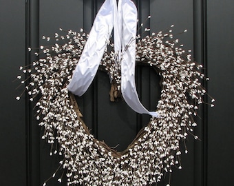Church Door Wreaths Wedding Decor White Weddings Reception