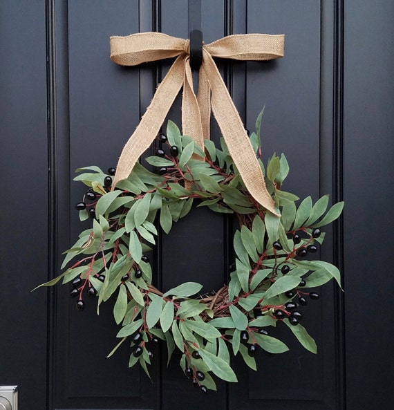 Items similar to PEACE Wreath, Peace On Earth Wreath, Olive Branches