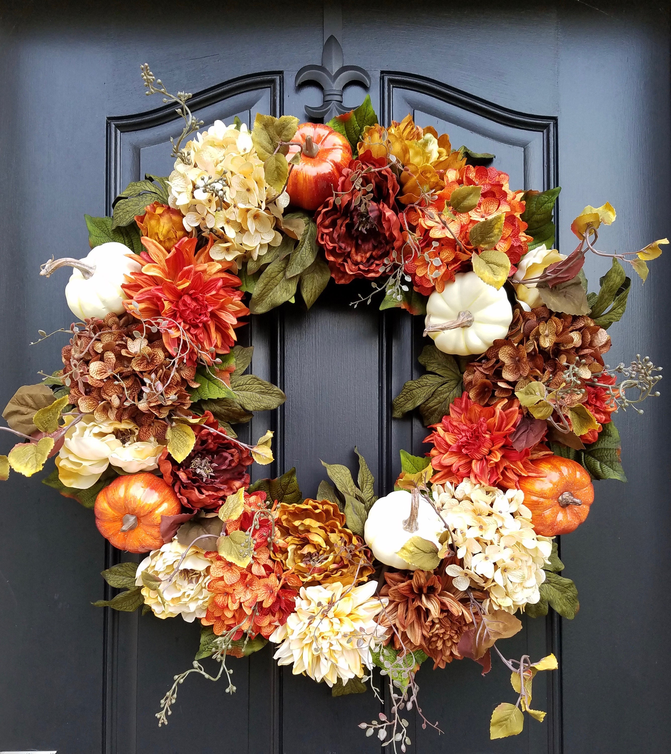 Fall WREATHS for Front Door Fall Wreathes Autumn Decor