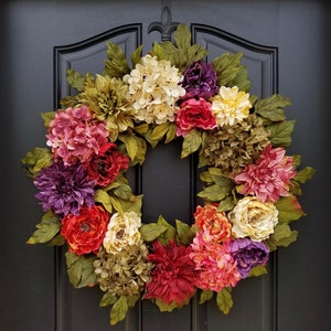 WREATHS, Front Door Wreaths, Summer Door Wreaths, Beauty of Summer, Most Beautiful Wreaths, Wreaths of Beauty, Colorful Wreath