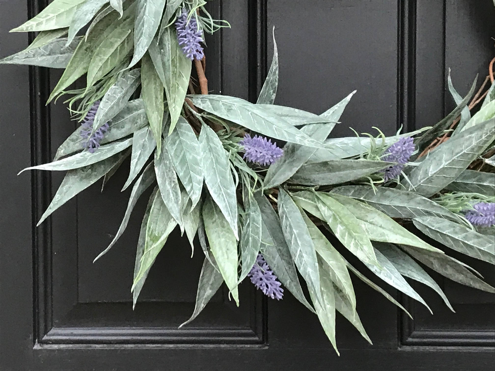 Modern Bay Leaf Wreath LAVENDER WREATHS Wreath Wreath With Etsy