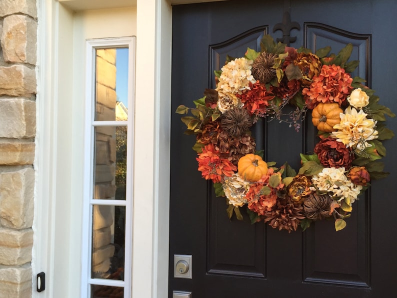 Wreaths Fall Wreath Front Door XL Fall Wreaths Fall Door Wreaths Large Thanksgiving Wreath Thanksgiving Wreaths Fall Wreaths