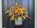 NEW Farmhouse Sunflower Door Wreath, Fall Bucket Wreath, Sunflower Basket, Sunflower Wreaths for Fall, Twoinspireyou, Trending Fall Decor 