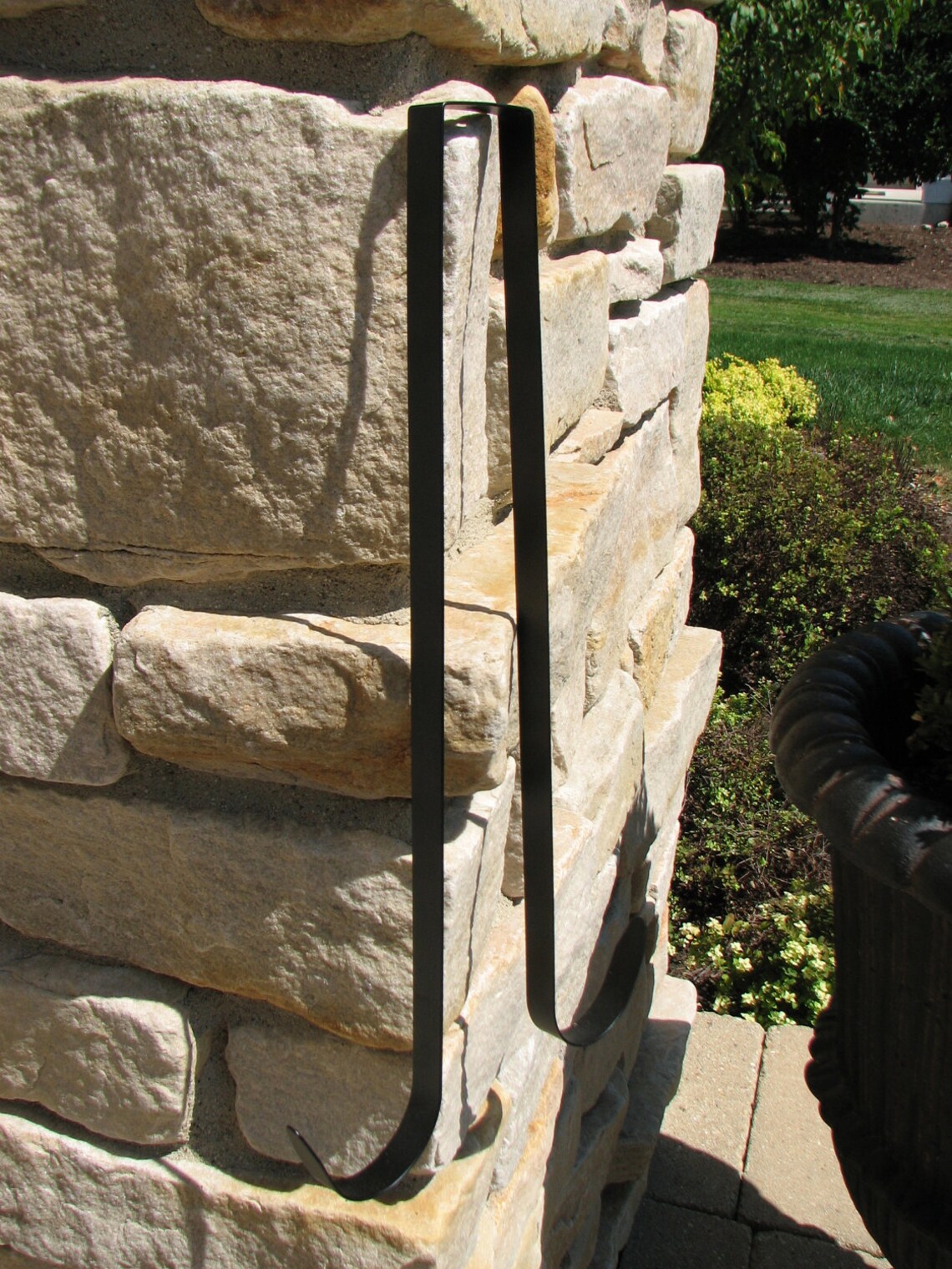 Double Wreath Hanger Wreath Hangers Wreath Hooks Over Etsy