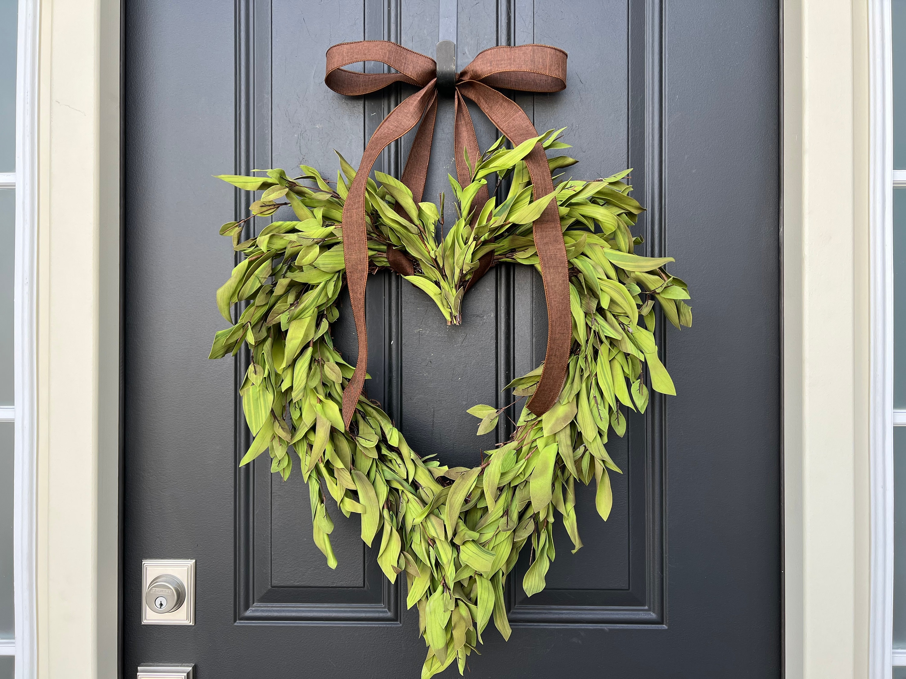 Handmade Large 26 Grapevine Heart Wreath by Quick Candles