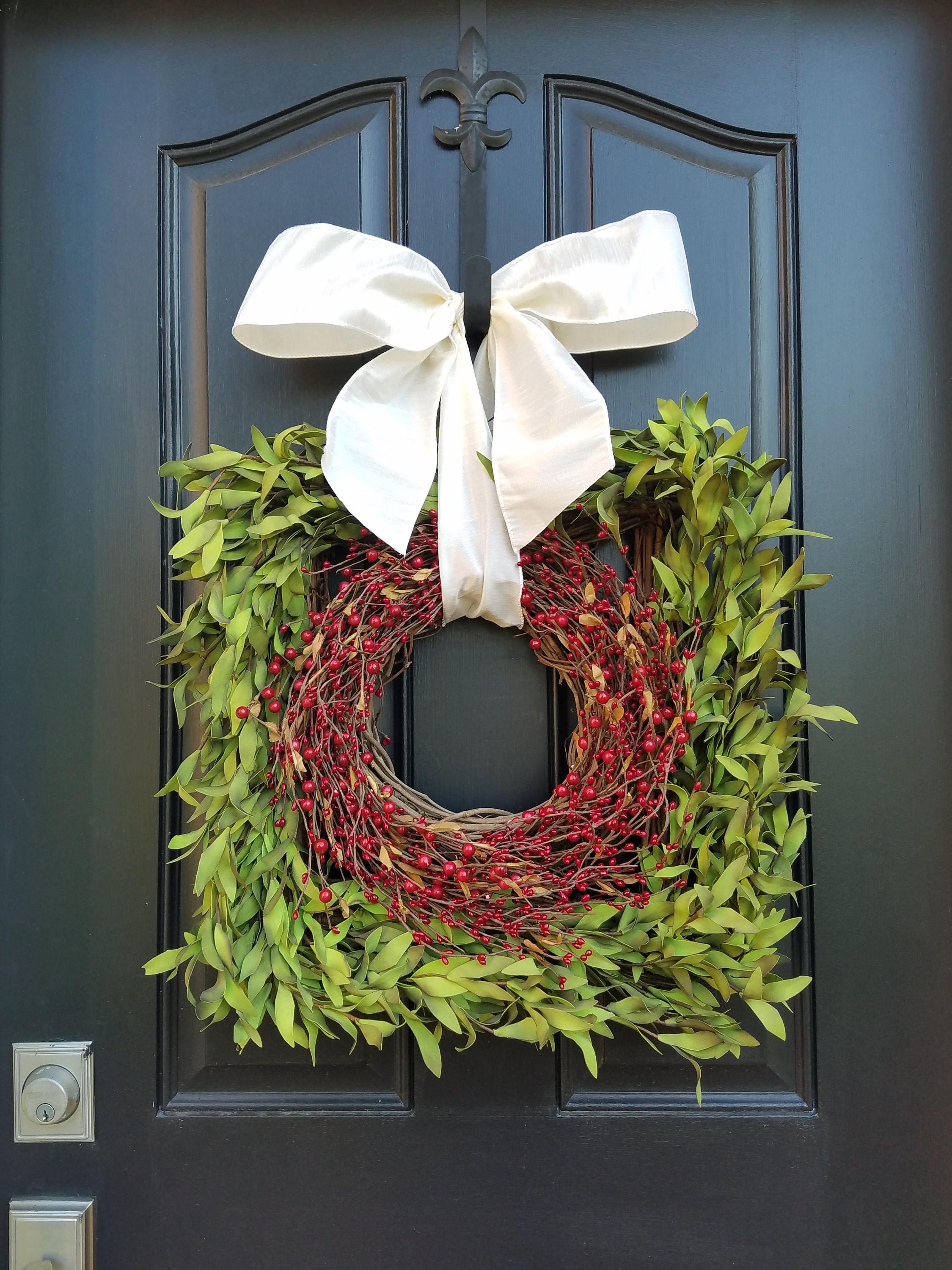 Boxwood Square Wreath Holiday Boxwood Wreaths Square Boxwood Etsy