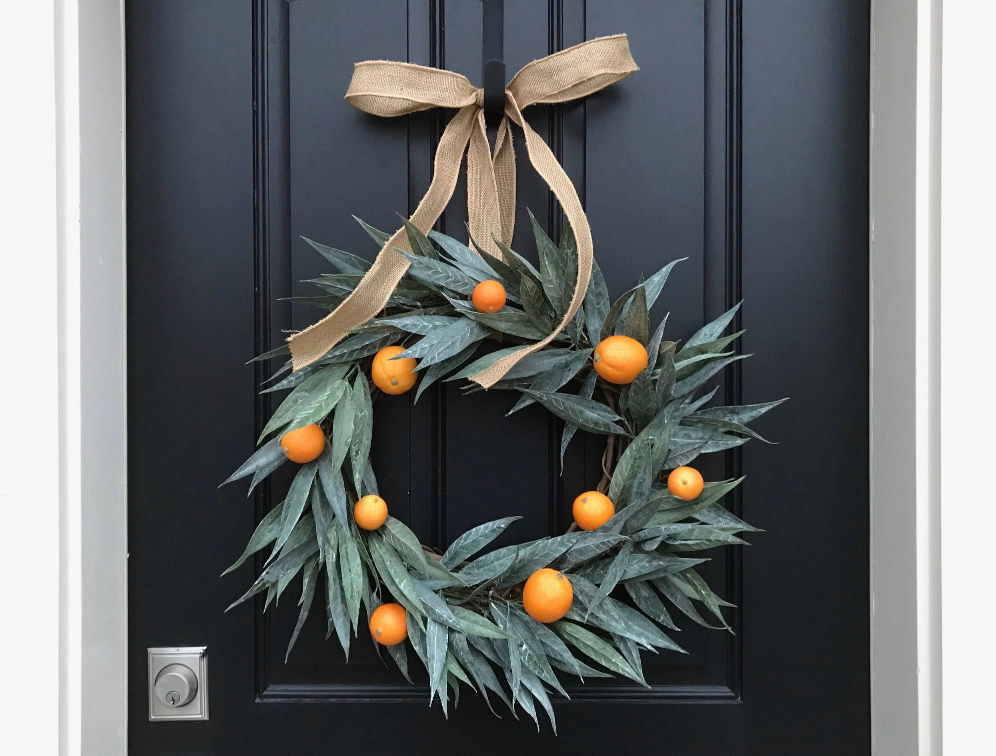 Bay Leaf Wreath CITRUS WREATHS Oranges Wreath Wreath With Etsy