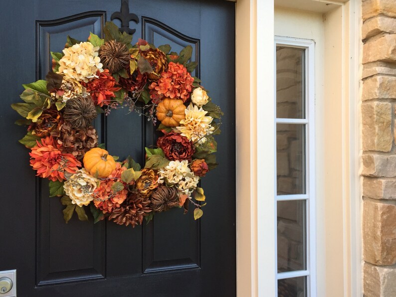 Wreaths Fall Wreath Front Door XL Fall Wreaths Fall Door Wreaths Large Thanksgiving Wreath Thanksgiving Wreaths Fall Wreaths