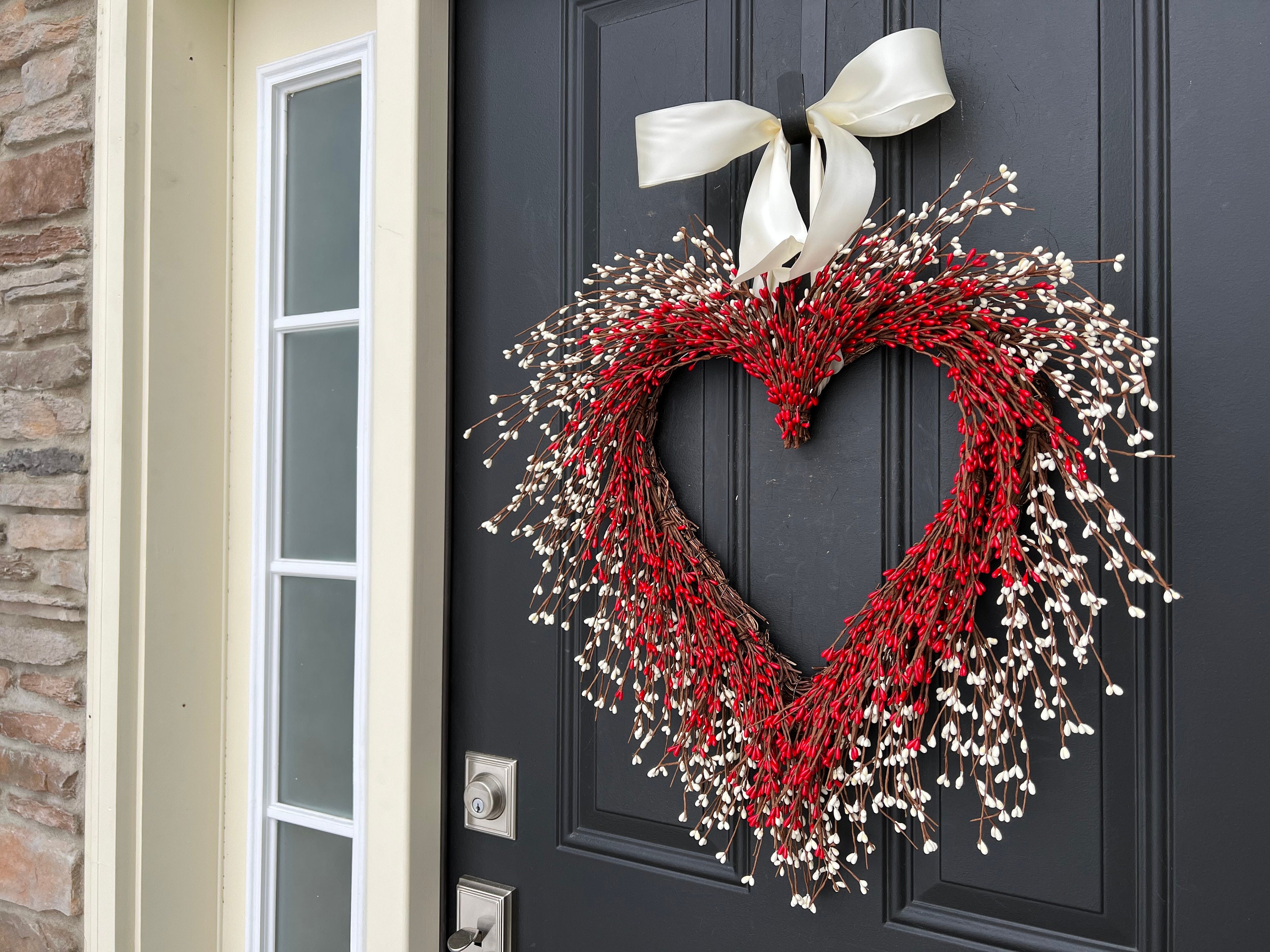 Front Door Wreaths Valentine's Day Wreath 