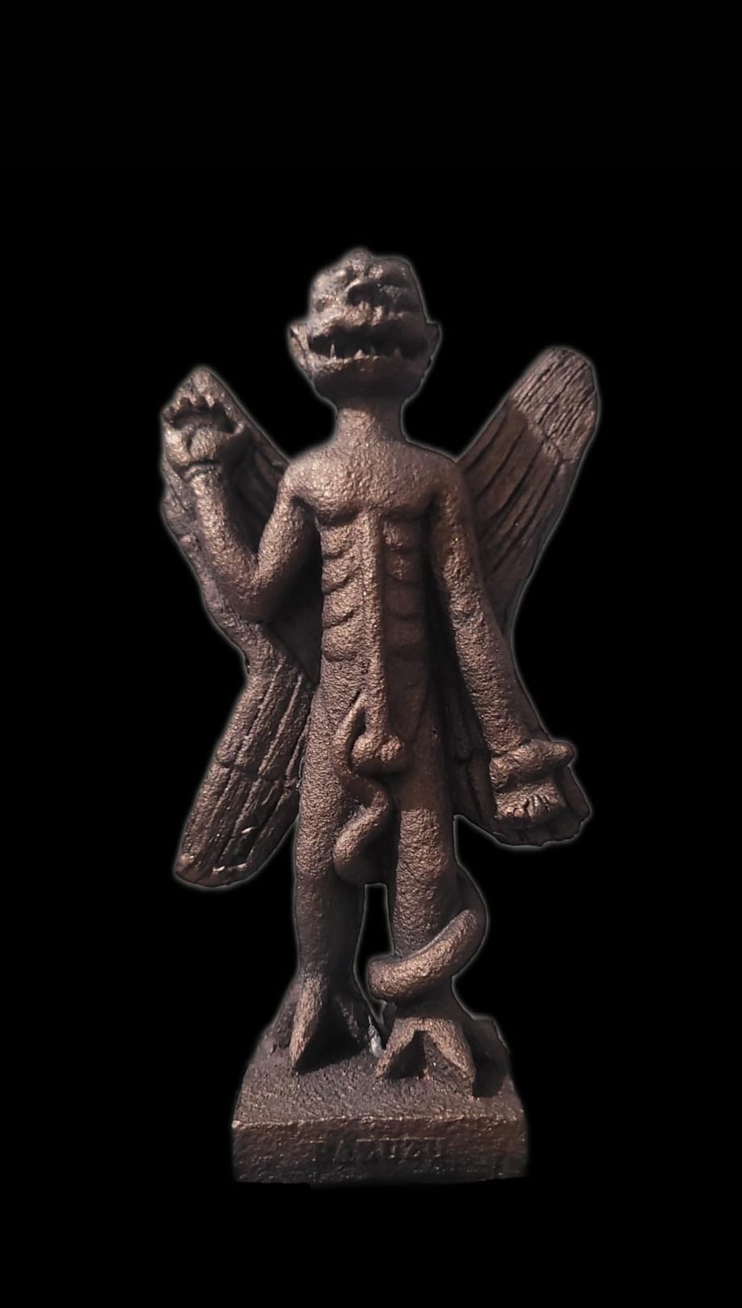 Demon King Pazuzu 6" Tall Resin Statue Color Bronze Great Gift for ...
