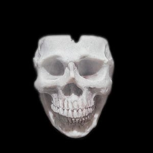 Human Skull Ashtray, Sugar Skull Ashtray, Skull Hand Painted Resin Ashtray for Bar(small)
