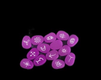 Witch Runes Green Glow In The Dark Great Gift