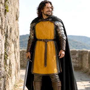 Unisex 100% Cotton Medieval Tabard Surcoat, Knight Tunic, Renaissance Costume