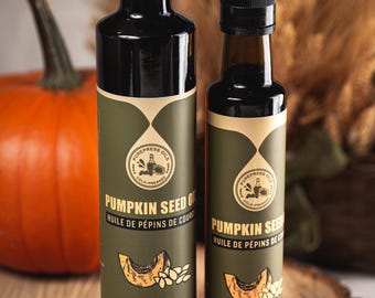 Cold Pressed Pumpkin Seed Oil - Pure, Unprocessed, Unfiltered