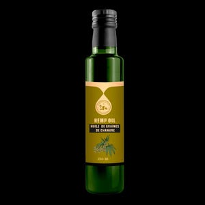 Cold Pressed Hemp Seed Oil - Pure, Unprocessed, Unfiltered From Organic Seeds