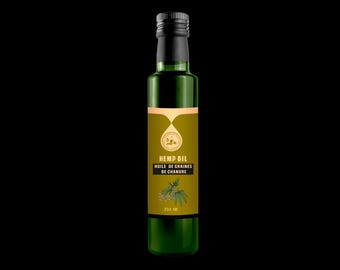 Cold Pressed Hemp Seed Oil - Pure, Unprocessed, Unfiltered From Organic Seeds