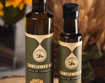 Cold Pressed Sunflower Oil - Pure, Unprocessed, Unfiltered