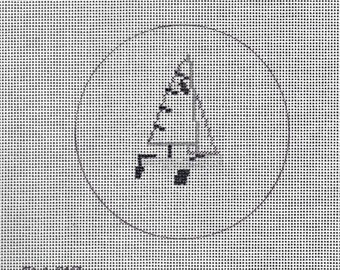 420 Dinghy Needlepoint Ornament Canvas