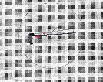 17 Whaler Needlepoint Ornament Canvas