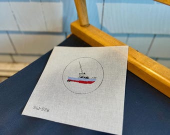 31 SportFish Needlepoint Ornament Canvas