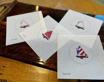 Beetlecat Needlepoint Ornament Canvas