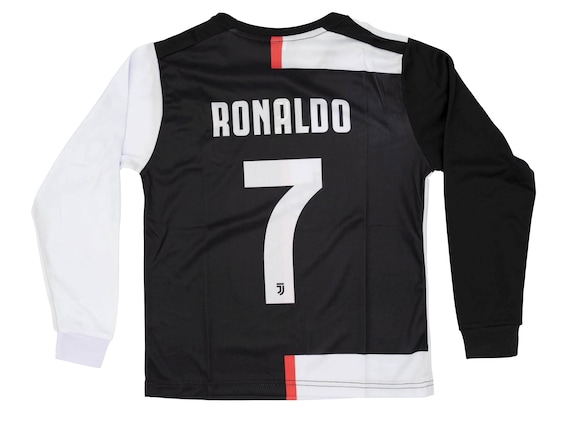 Juve Special Custom Edition Ronaldo #7 Long Sleeve Soccer Jersey