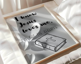 RECEIPTS Youth Group Room Decor: Youth Ministry Poster (Digital Download)