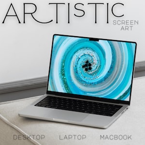 OCEANS Abstract Art Wallpaper Laptop Wallpaper MacBook Wallpaper Christian Wallpaper Desktop Wallpaper Art