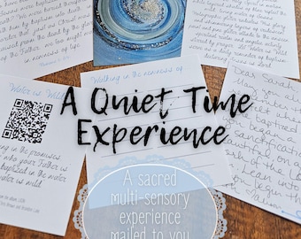 QUIET TIME EXPERIENCE | Monthly Print Club | Faith Letter Subscription