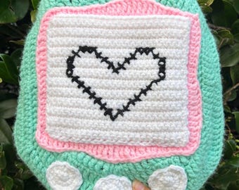 Crochet Tamagotchi Book Sleeve