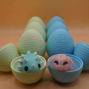 Figurines combinées de Pâques imprimées en 3D